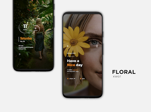 Floral KWGT Screen 3