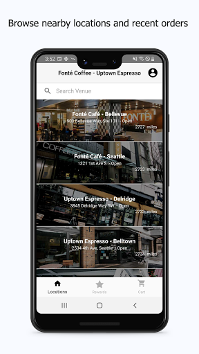 Android application Fonté Coffee - Uptown Espresso screenshort