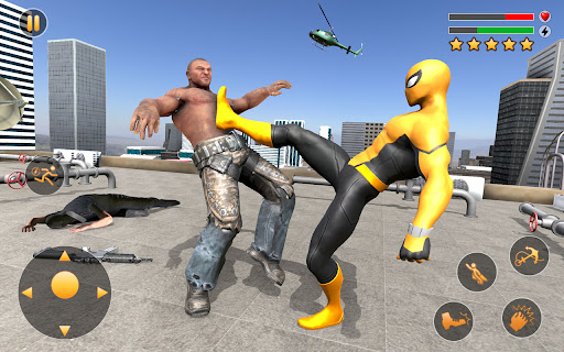 Flying Hero Crime City Battle screenshots 1