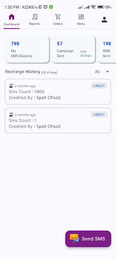 Spell SMS Screen 2