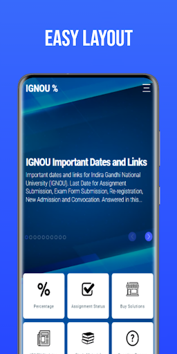 IGNOU Percentage Calculator Screen 2