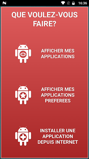 Aperçu de l'application