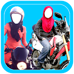 Cover Image of Télécharger Hijab Girl Bike Photo Suit  APK