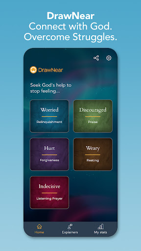Android application DrawNear: Seek God's Help screenshort