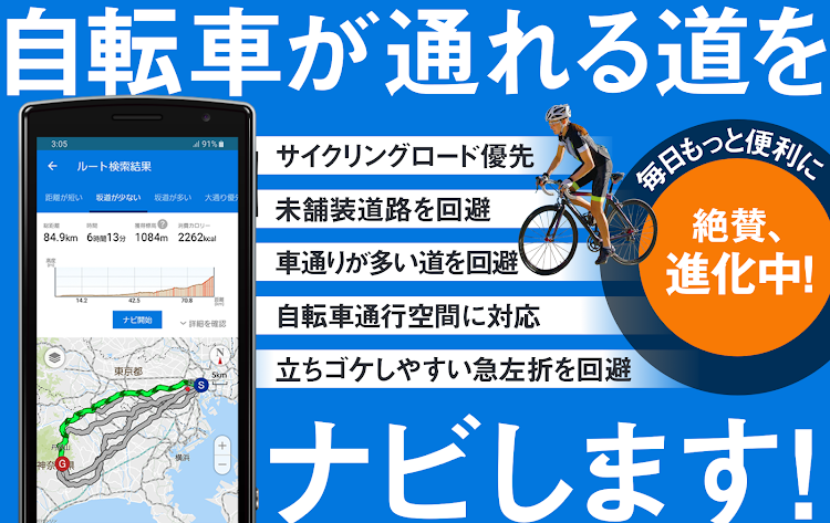 BICYCLE NAVITIME - New - (Android)