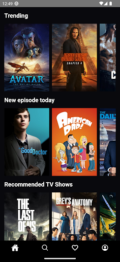 Android application FlixHunt: Movies & Series screenshort
