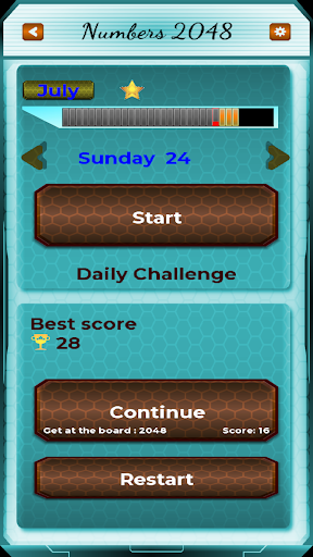 Numbers Make 2048 Screen 2