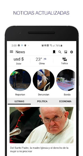 Android application Noticias de Puerto Rico. screenshort