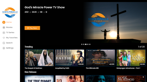 Gods Miracle Power TV Screen 3