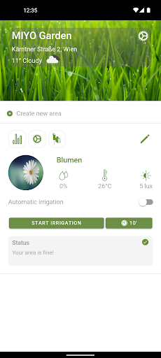 Android application MIYO screenshort
