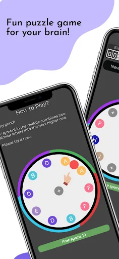 Letter Ring Puzzle Game - Screenshot 1