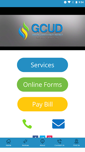 Android application Gibson County Utility District screenshort