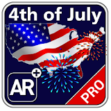 4th of JULY+ Augmented Reality icon