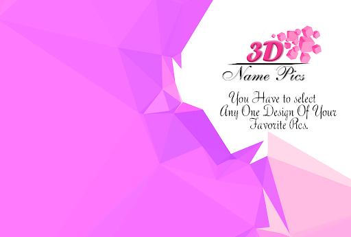 Android application 3D Name On Pics - Name on Pics screenshort