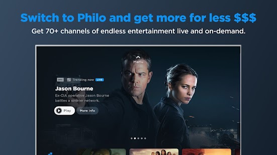 Philo: Live and On-Demand TV Screenshot