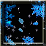 3D Animated Snowflakes LWP icon