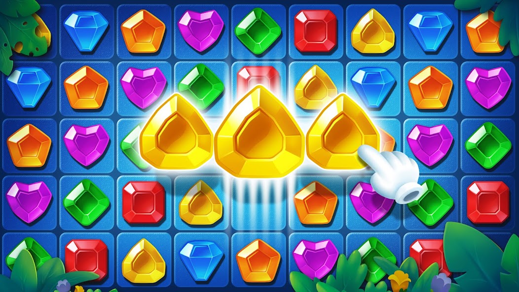 Gems Matcher - Match 3 Game 1.0.3 APK + Мод (Unlimited money) за Android