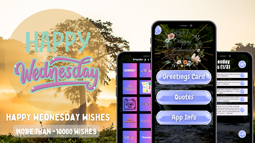 Android application Good Morning Wednesday Images screenshort