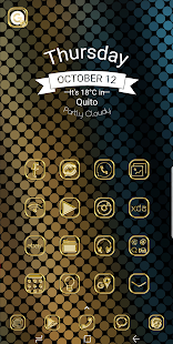 Solid Gold - Icon Pack exclusi Captura de tela