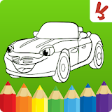 Cars coloring pages for kids icon