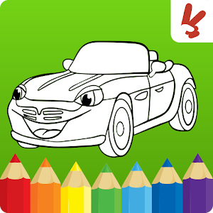 Cars coloring pages : Cartoon drawing for kids