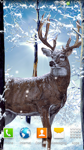 Android application Winter Forest Live Wallpaper screenshort