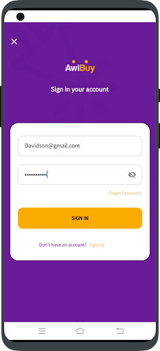 Android application AwiBuy - Online Shopping screenshort