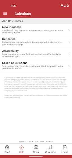Eagle Bank Mortgage - Mobile Screen 2