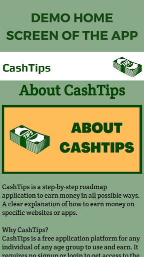 CashTips - Steps For Earning Income