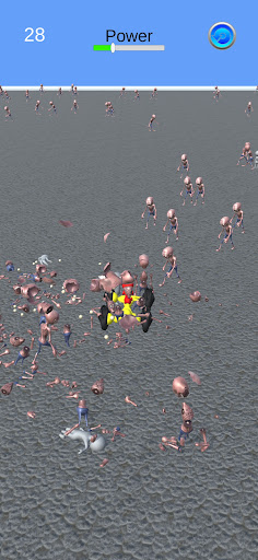 Crush zombies by car Screen 2