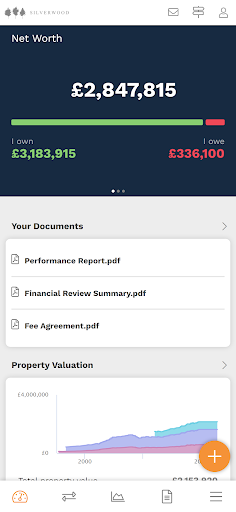 Android application Silverwood WM Client Portal screenshort