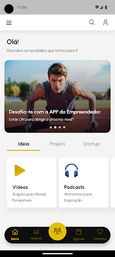 Android application App do Empreendedor screenshort