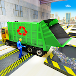 Cover Image of डाउनलोड कचरा ट्रक सिम्युलेटर चालक  APK