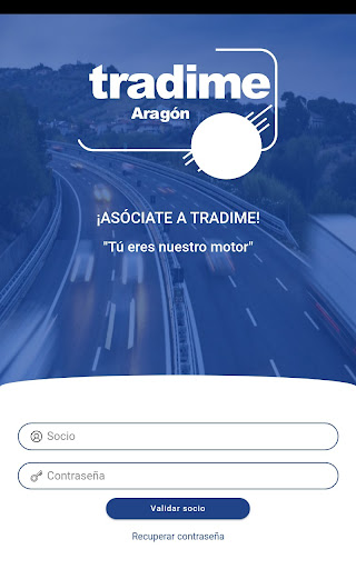 Android application Tradime screenshort