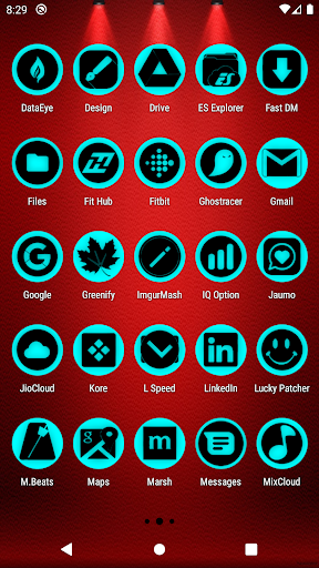Oreo Cyan Icon Pack P2 Screen 3