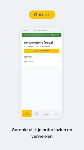 GreenRoutes Driver App Screen 3