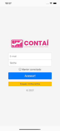Android application Contaí screenshort