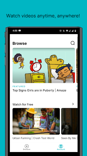 Android application EXPLR Home screenshort