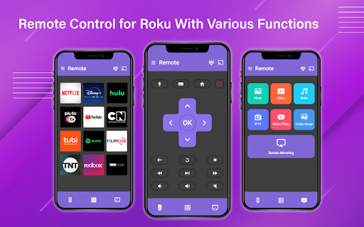 Remote Control for ROKUs, Cast and Screen mirror