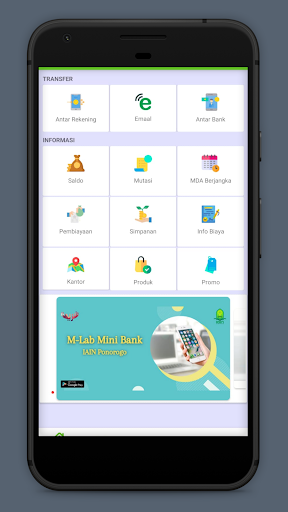 M-Lab. Mini Bank IAIN Ponorogo Screen 2