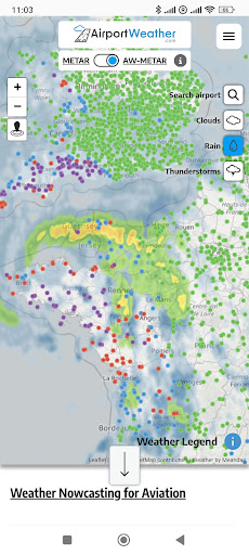 Android application AirportWeather.com screenshort