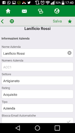 Profilo CRM Screen 3