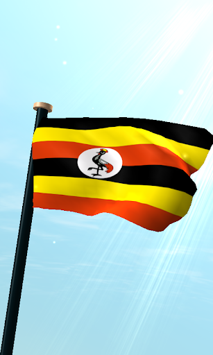 Android application Uganda Flag 3D Free Wallpaper screenshort