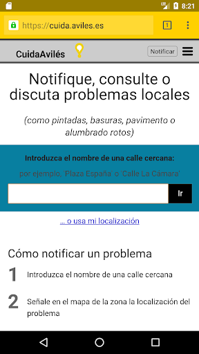 Cuida Avilés Screen 2