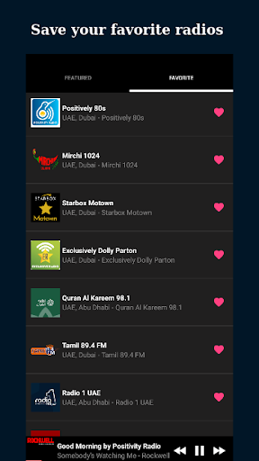 Radio UAE: Online & FM Radio Screen 2
