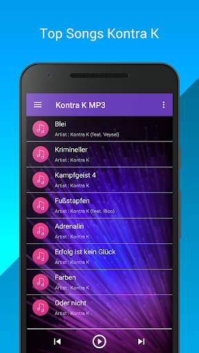 Android application Kontra K Songs 2019/20 screenshort