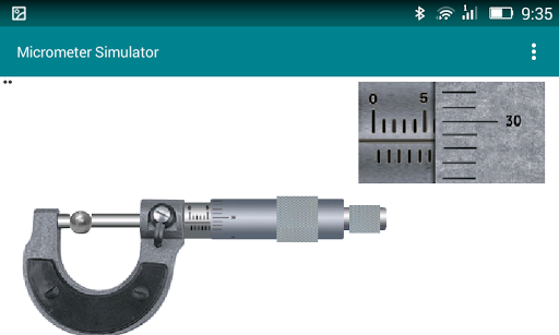 Micrometer Simulator Screen 2