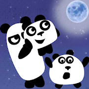3 Pandas Night  : Adventure Puzzle Game