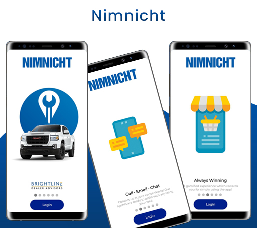Android application Nimnicht Auto Care screenshort