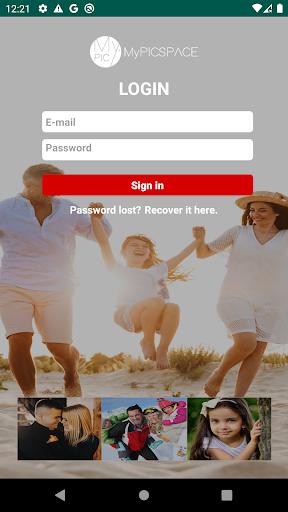 Android application MyPicSpace screenshort